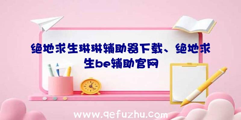 绝地求生琳琳辅助器下载、绝地求生be辅助官网