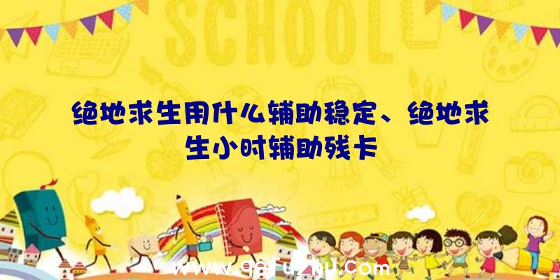 绝地求生用什么辅助稳定、绝地求生小时辅助残卡