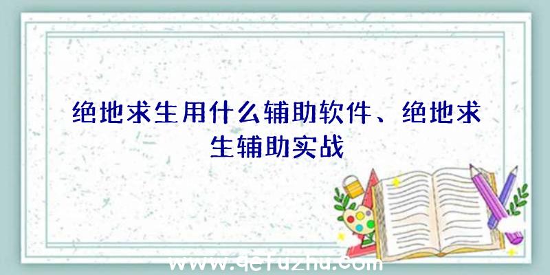 绝地求生用什么辅助软件、绝地求生辅助实战