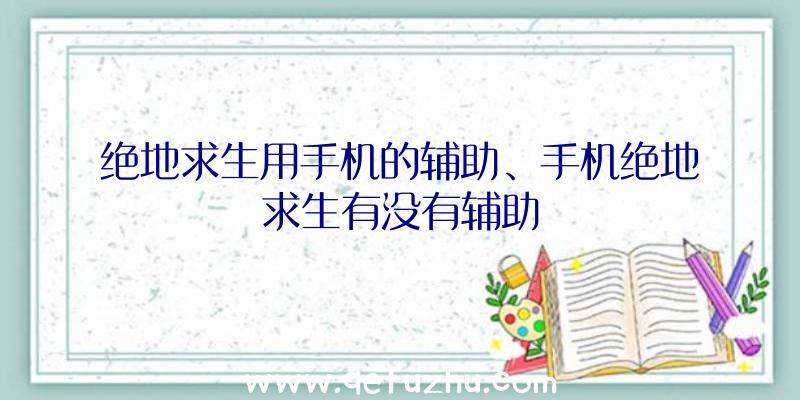 绝地求生用手机的辅助、手机绝地求生有没有辅助