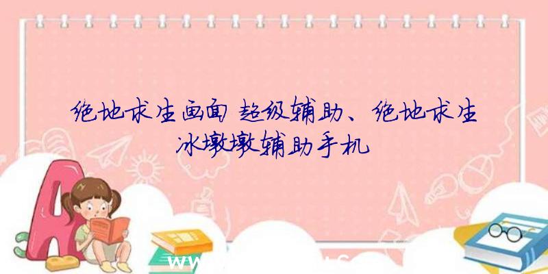 绝地求生画面超级辅助、绝地求生冰墩墩辅助手机