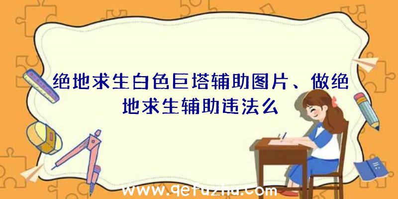 绝地求生白色巨塔辅助图片、做绝地求生辅助违法么