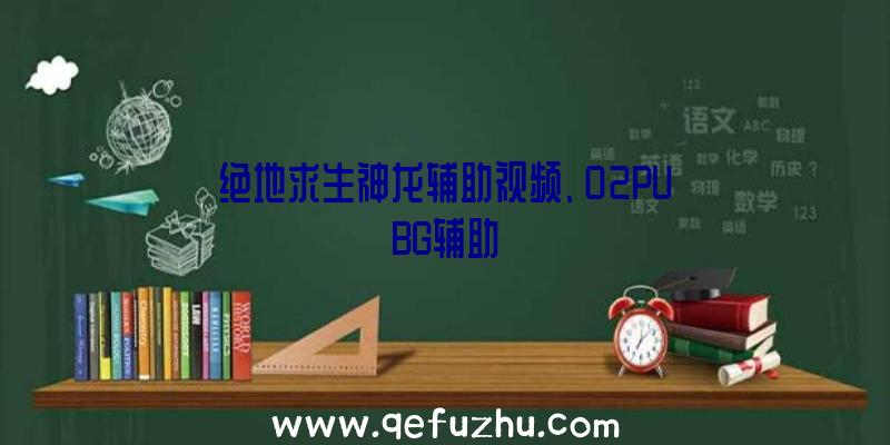 绝地求生神龙辅助视频、02PUBG辅助