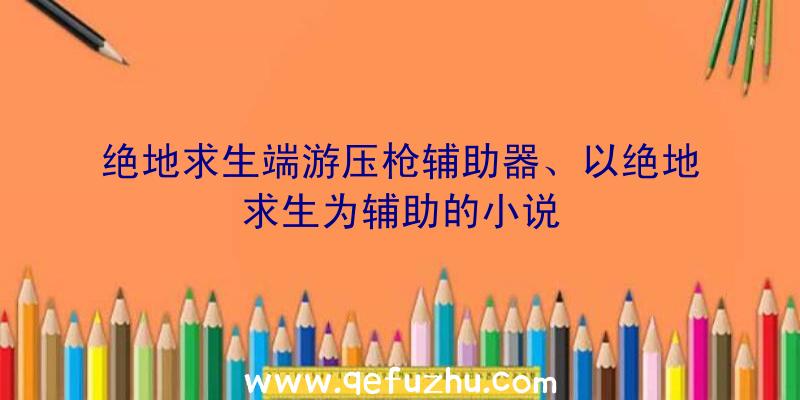 绝地求生端游压枪辅助器、以绝地求生为辅助的小说