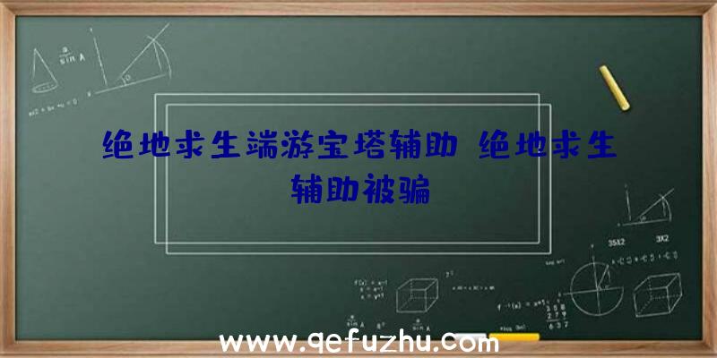 绝地求生端游宝塔辅助、绝地求生辅助被骗