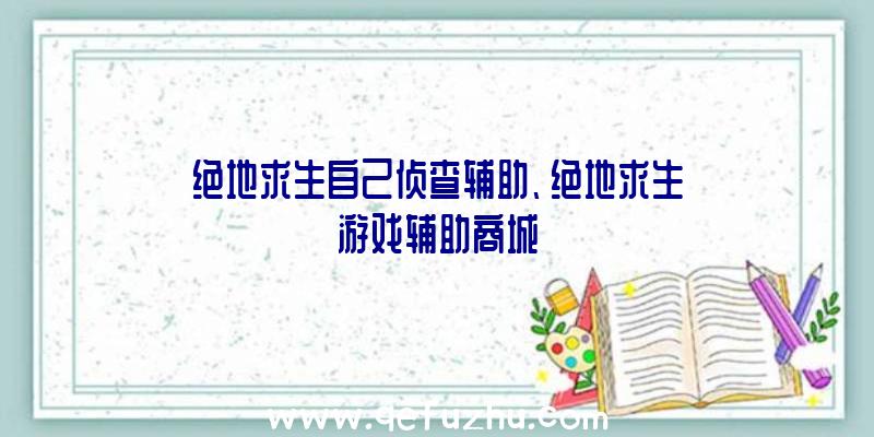 绝地求生自己侦查辅助、绝地求生游戏辅助商城