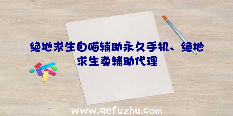 绝地求生自瞄辅助永久手机、绝地求生卖辅助代理