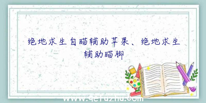 绝地求生自瞄辅助苹果、绝地求生辅助瞄脚