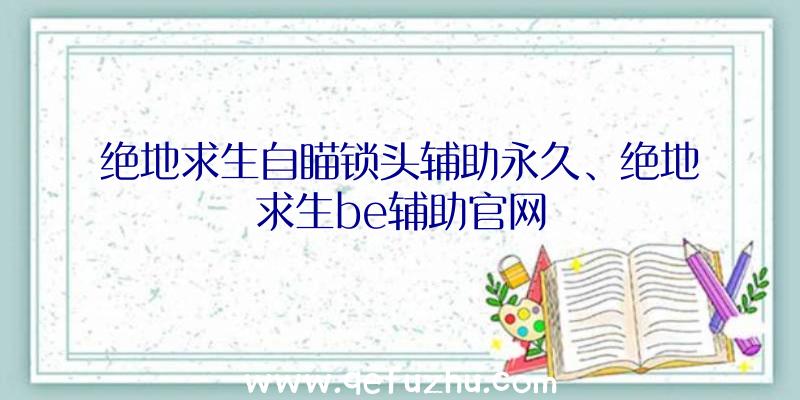 绝地求生自瞄锁头辅助永久、绝地求生be辅助官网