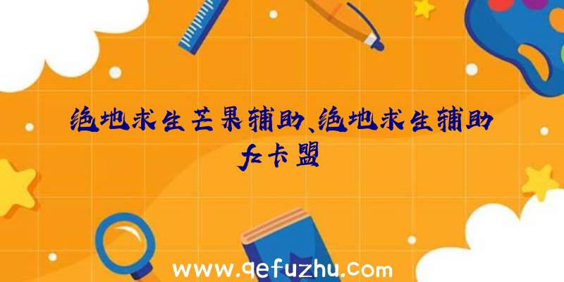 绝地求生芒果辅助、绝地求生辅助fz卡盟