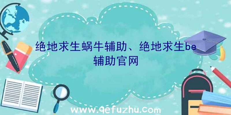 绝地求生蜗牛辅助、绝地求生be辅助官网