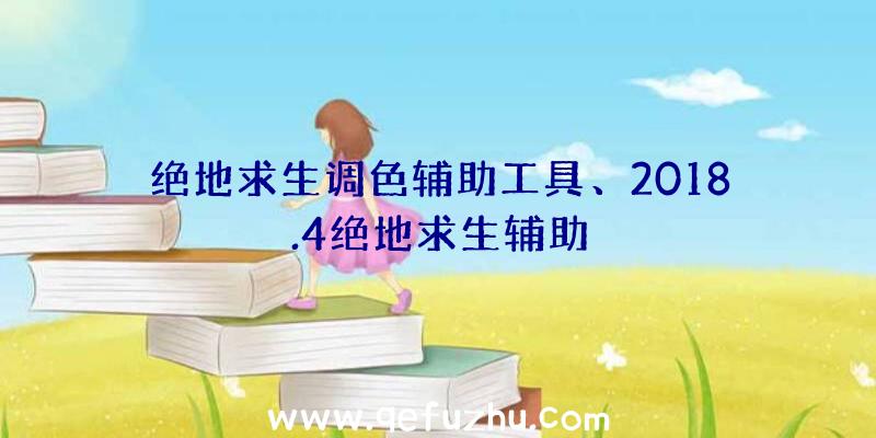 绝地求生调色辅助工具、2018.4绝地求生辅助