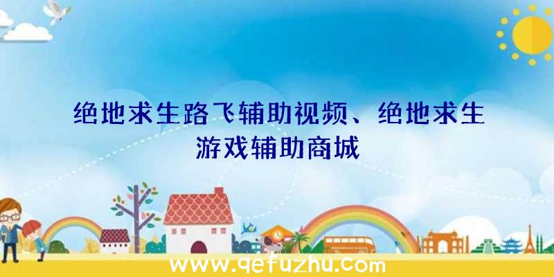 绝地求生路飞辅助视频、绝地求生游戏辅助商城