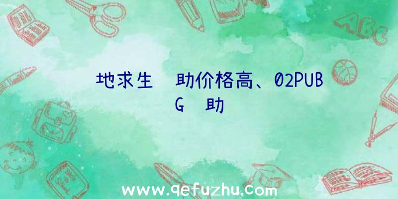 绝地求生辅助价格高、02PUBG辅助