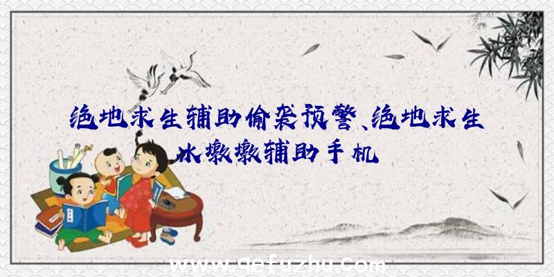 绝地求生辅助偷袭预警、绝地求生冰墩墩辅助手机