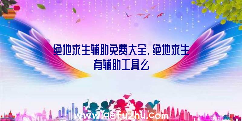 绝地求生辅助免费大全、绝地求生有辅助工具么