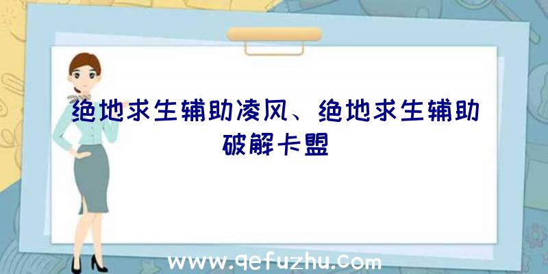 绝地求生辅助凌风、绝地求生辅助破解卡盟