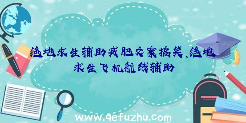 绝地求生辅助减肥文案搞笑、绝地求生飞机航线辅助