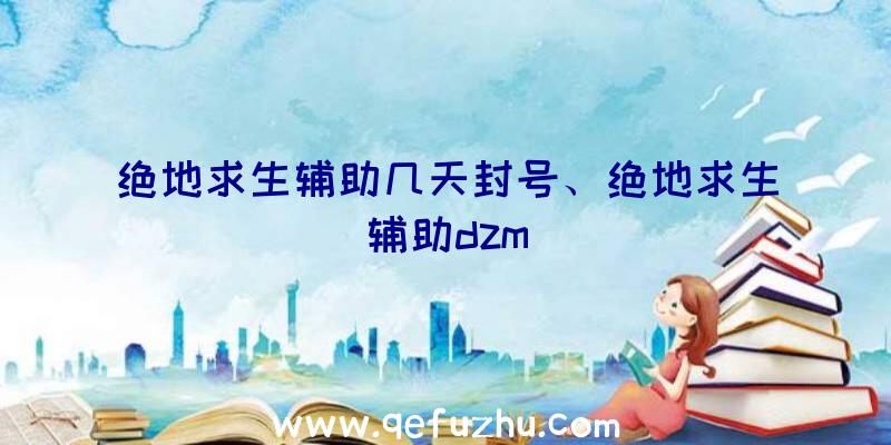 绝地求生辅助几天封号、绝地求生辅助dzm