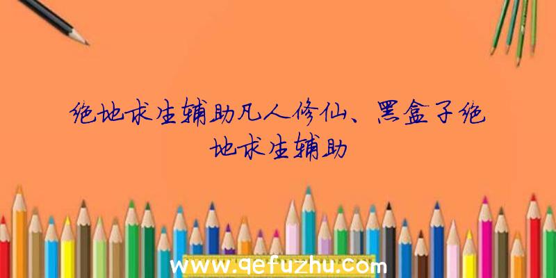 绝地求生辅助凡人修仙、黑盒子绝地求生辅助