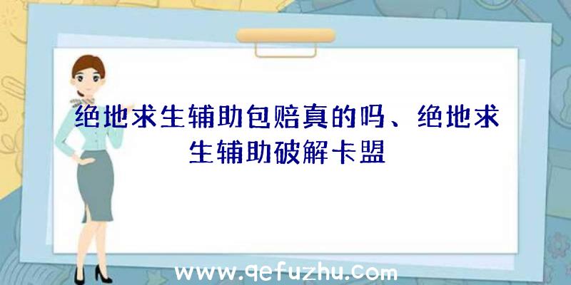 绝地求生辅助包赔真的吗、绝地求生辅助破解卡盟