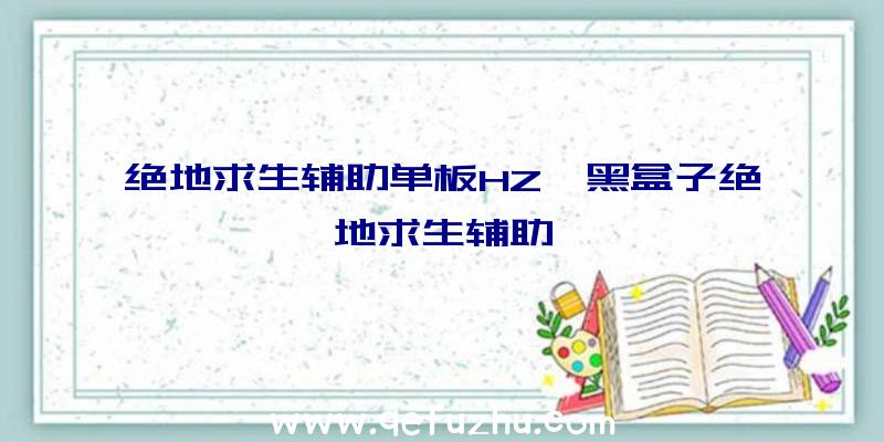 绝地求生辅助单板HZ、黑盒子绝地求生辅助