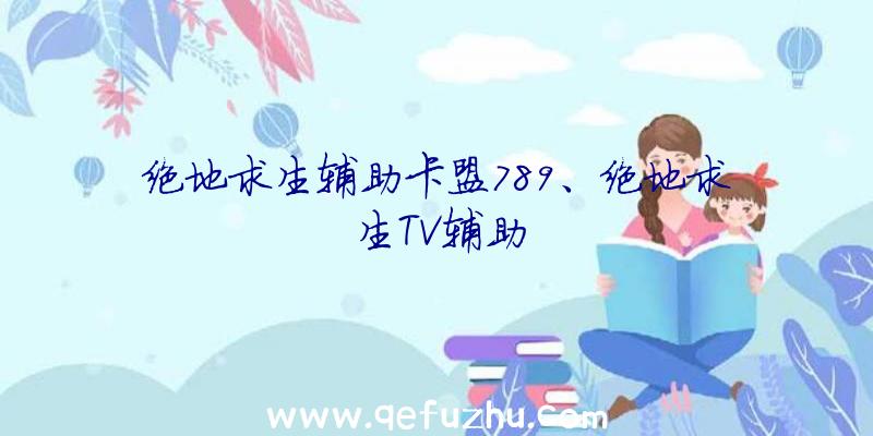 绝地求生辅助卡盟789、绝地求生TV辅助