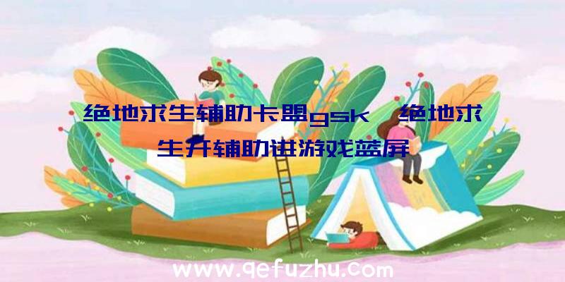 绝地求生辅助卡盟gsk、绝地求生开辅助进游戏蓝屏