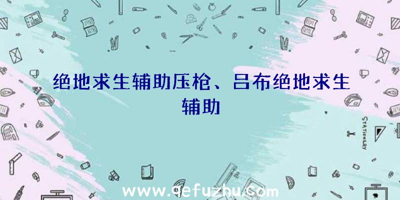 绝地求生辅助压枪、吕布绝地求生辅助