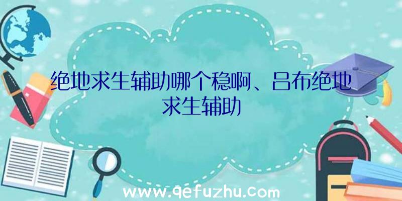 绝地求生辅助哪个稳啊、吕布绝地求生辅助