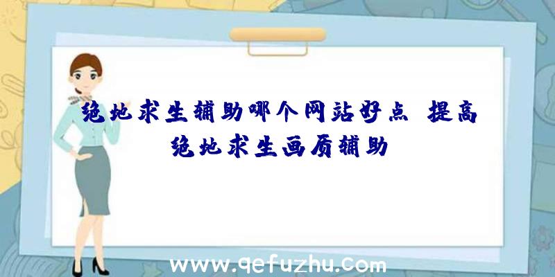 绝地求生辅助哪个网站好点、提高绝地求生画质辅助