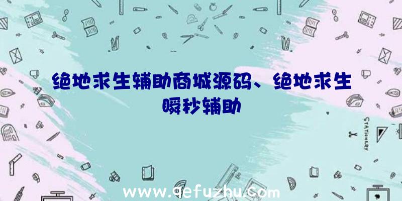 绝地求生辅助商城源码、绝地求生瞬秒辅助