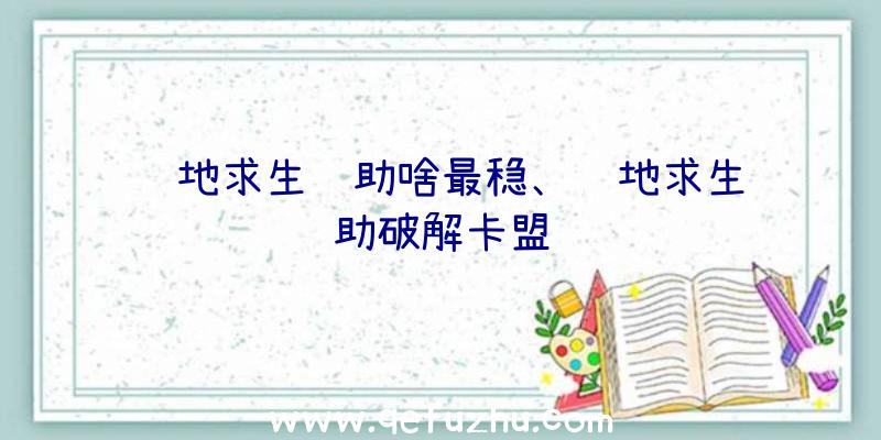 绝地求生辅助啥最稳、绝地求生辅助破解卡盟