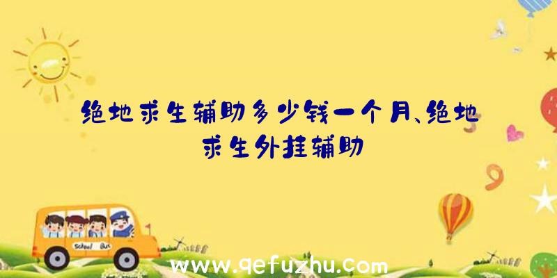 绝地求生辅助多少钱一个月、绝地求生外挂辅助