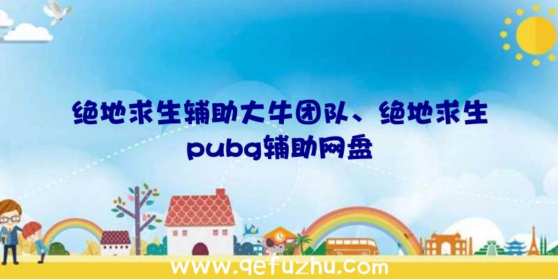 绝地求生辅助大牛团队、绝地求生pubg辅助网盘