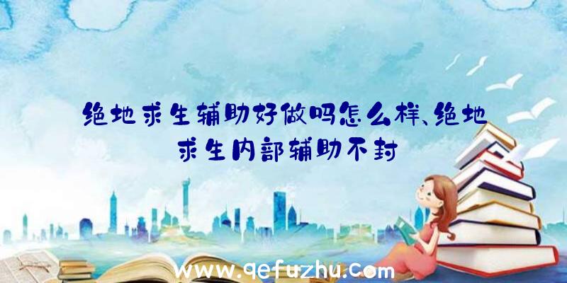 绝地求生辅助好做吗怎么样、绝地求生内部辅助不封