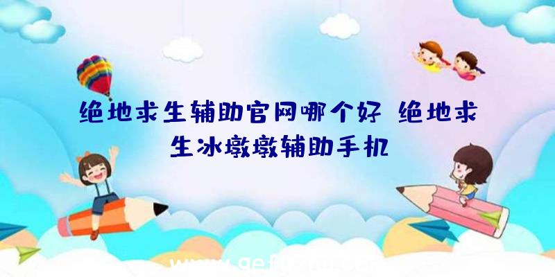 绝地求生辅助官网哪个好、绝地求生冰墩墩辅助手机