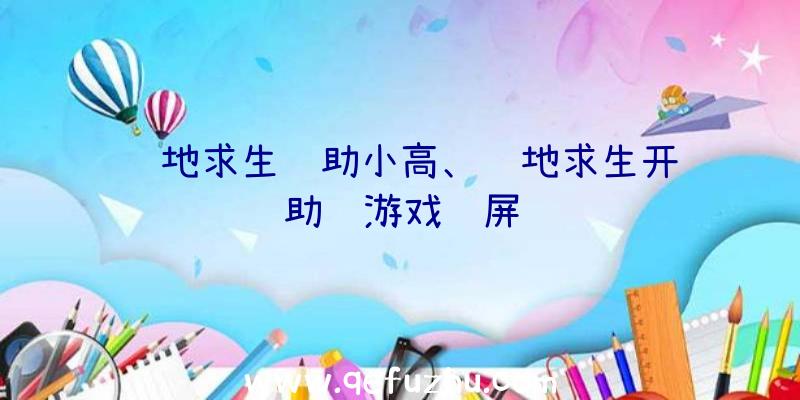 绝地求生辅助小高、绝地求生开辅助进游戏蓝屏