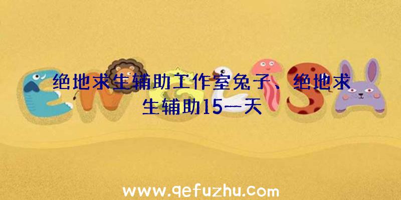 绝地求生辅助工作室兔子、绝地求生辅助15一天
