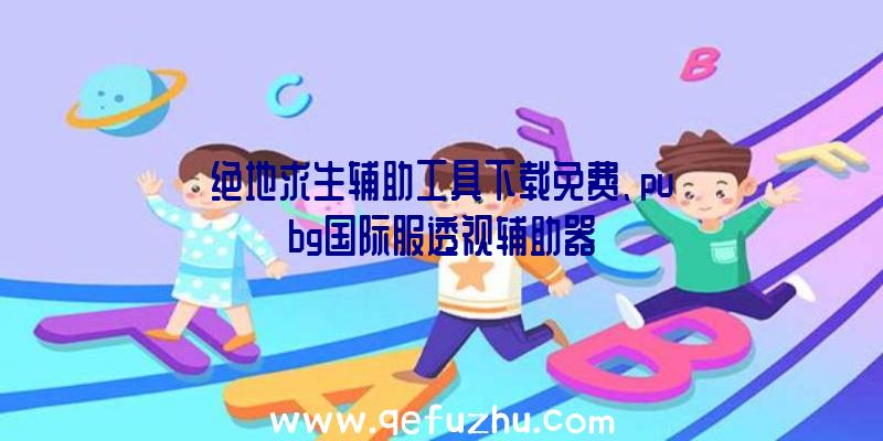 绝地求生辅助工具下载免费、pubg国际服透视辅助器