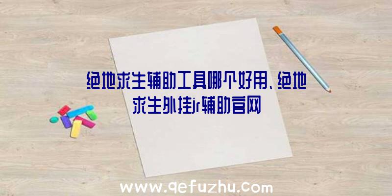 绝地求生辅助工具哪个好用、绝地求生外挂jr辅助官网