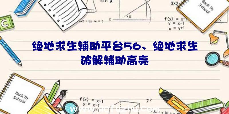 绝地求生辅助平台56、绝地求生破解辅助高亮