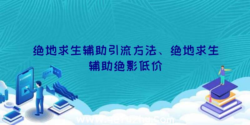 绝地求生辅助引流方法、绝地求生辅助绝影低价