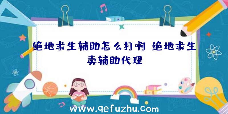 绝地求生辅助怎么打啊、绝地求生卖辅助代理