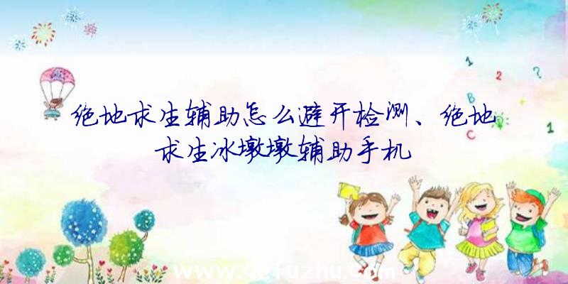 绝地求生辅助怎么避开检测、绝地求生冰墩墩辅助手机