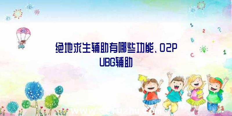 绝地求生辅助有哪些功能、02PUBG辅助