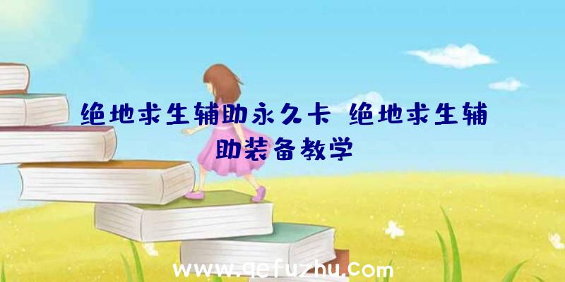 绝地求生辅助永久卡、绝地求生辅助装备教学