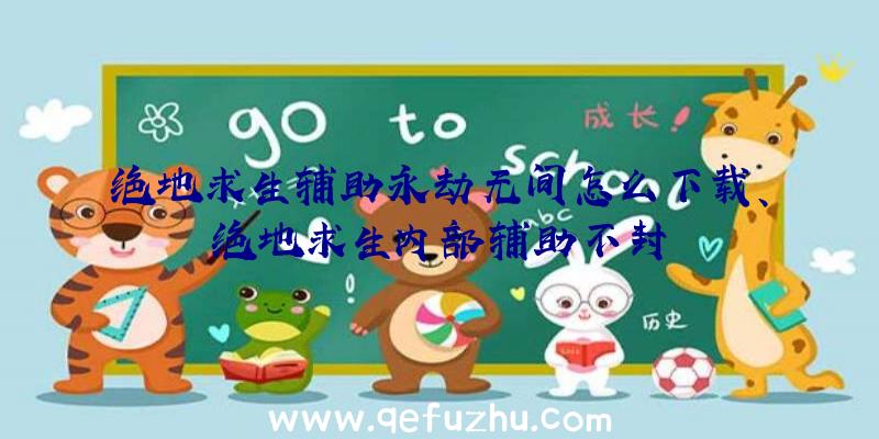 绝地求生辅助永劫无间怎么下载、绝地求生内部辅助不封