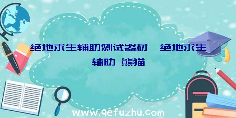 绝地求生辅助测试器材、绝地求生辅助