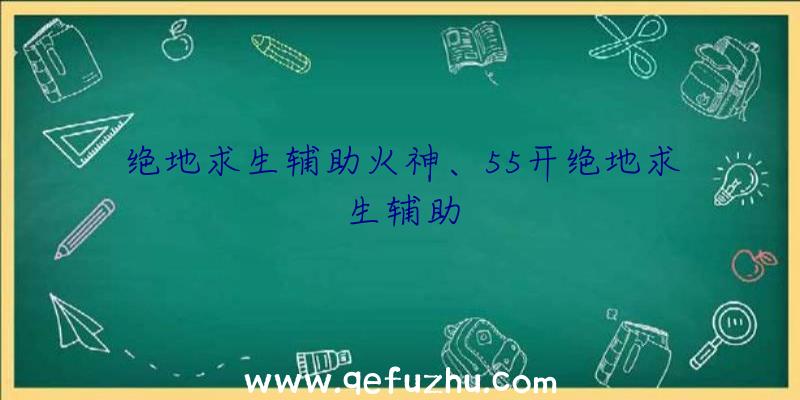 绝地求生辅助火神、55开绝地求生辅助